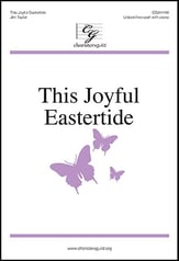 This Joyful Eastertide Unison/Two-Part choral sheet music cover